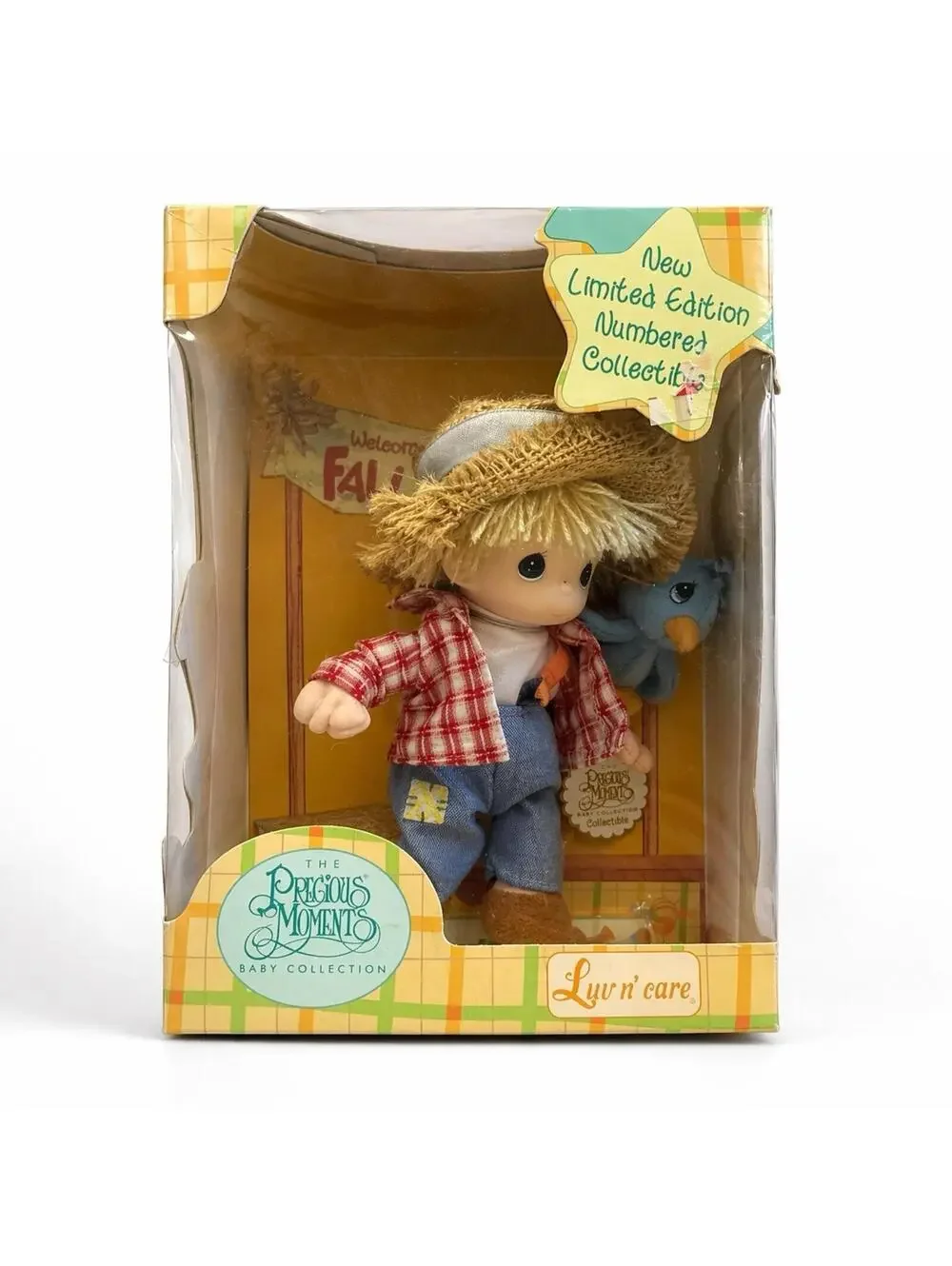 Precious Moments Baby Collection Scarecrow Doll LuV n Care Limited Edition NIB